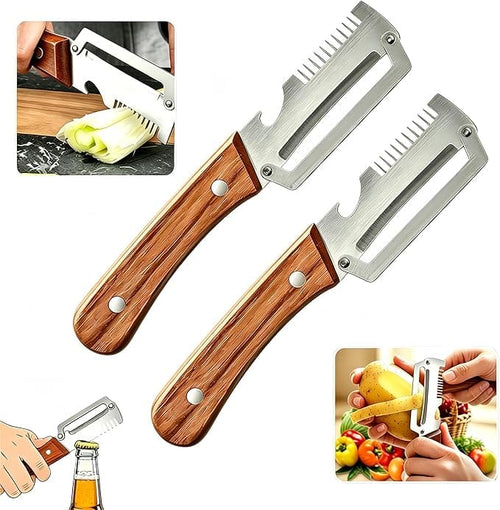 3-in-1 Vegetable Peeler, Slicer & Botle Opener