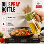 2 in 1 Oil Spray Bottle & Oil Dispenser
