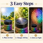 MandalaGlow™ - Solar Mandala Projector Light